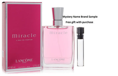 MIRACLE by Lancome Eau De Parfum Spray 1.7 oz And a Mystery Name brand sample vile