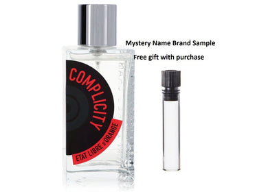 Dangerous Complicity by Etat Libre D'Orange Eau De Parfum Spray (Tester) 3.4 oz And a Mystery Name brand sample vile