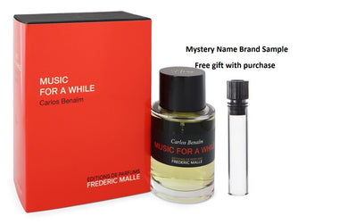 Music for a While by Frederic Malle Eau De Parfum Spray (Unisex) 3.4 oz And a Mystery Name brand sample vile