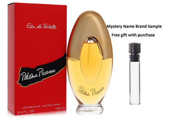 PALOMA PICASSO by Paloma Picasso Eau De Toilette Spray 3.4 oz And a Mystery Name brand sample vile