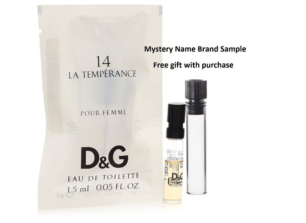 La Temperance 14 by Dolce & Gabbana Vial (Sample) .05 oz And a Mystery Name brand sample vile