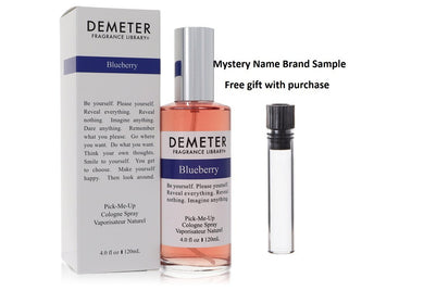 Demeter Blueberry by Demeter Cologne Spray 4 oz And a Mystery Name brand sample vile