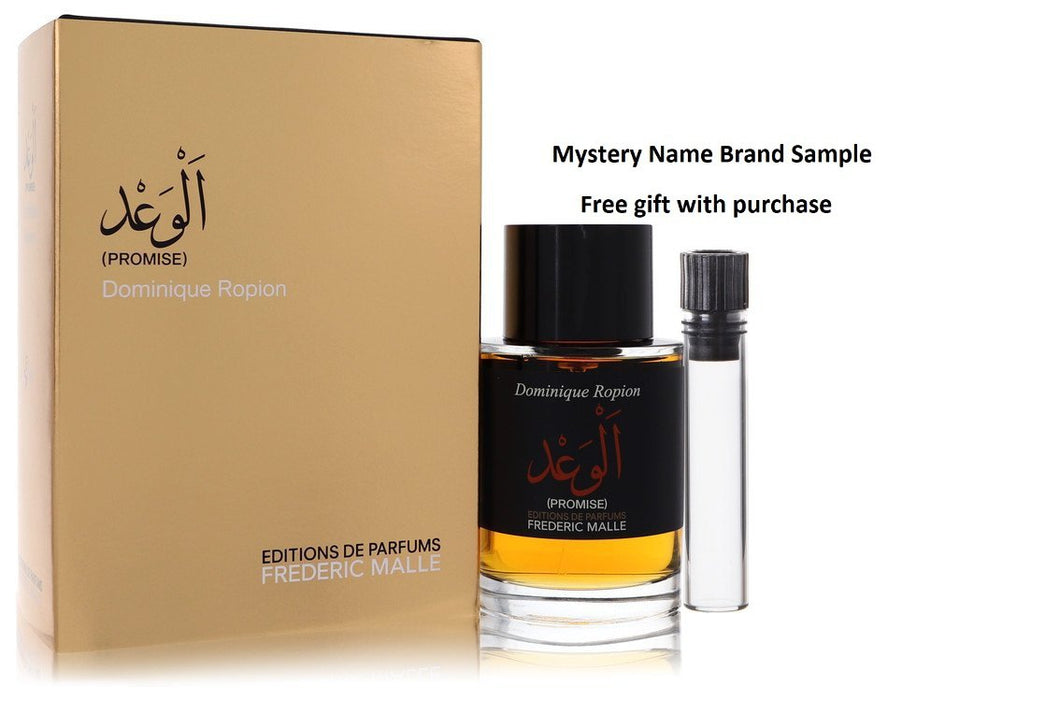 Frederic Malle Promise by Frederic Malle Parfum Spray (Unisex) 3.4 oz And a Mystery Name brand sample vile