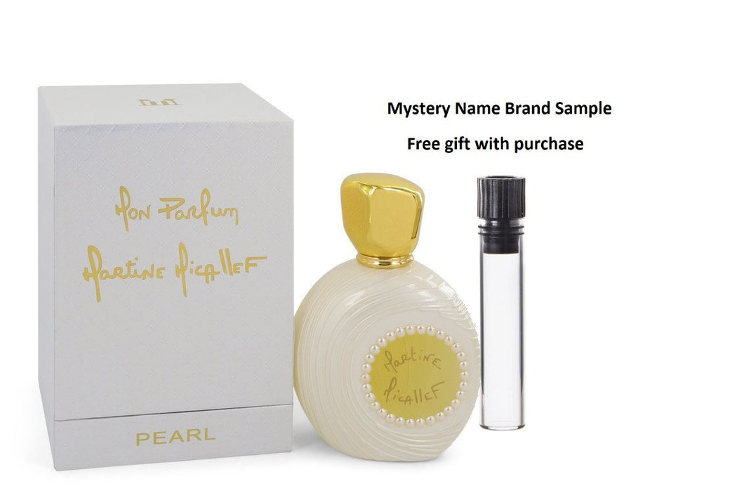 Mon Parfum Pearl by M. Micallef Eau De Parfum Spray 3.3 oz And a Mystery Name brand sample vile