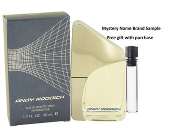 Andy Roddick by Parlux Eau De Toilette Spray 1.7 oz And a Mystery Name brand sample vile