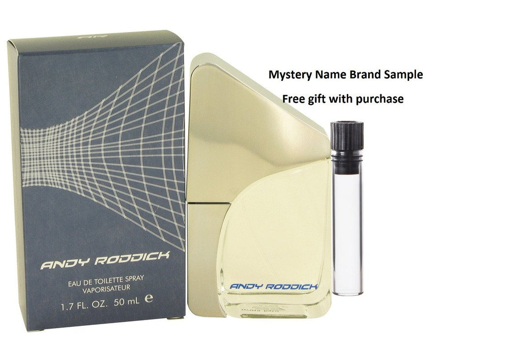 Andy Roddick by Parlux Eau De Toilette Spray 1.7 oz And a Mystery Name brand sample vile