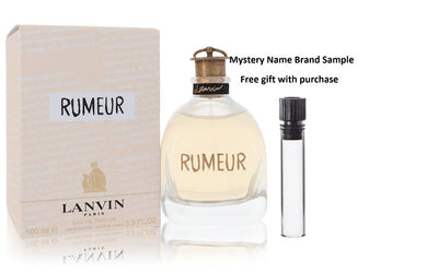 Rumeur by Lanvin Eau De Parfum Spray 3.3 oz And a Mystery Name brand sample vile