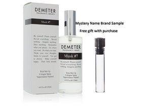 Demeter Musk #7 by Demeter Cologne Spray (Unisex) 4 oz And a Mystery Name brand sample vile