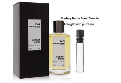 Mancera Cedrat Boise by Mancera Eau De Parfum Spray (Unisex) 4 oz And a Mystery Name brand sample vile