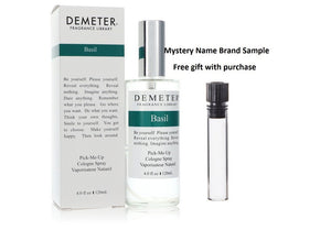Demeter Basil by Demeter Cologne Spray (Unisex) 4 oz And a Mystery Name brand sample vile
