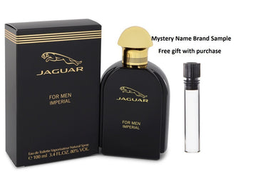 Jaguar Imperial by Jaguar Eau De Toilette Spray 3.4 oz And a Mystery Name brand sample vile