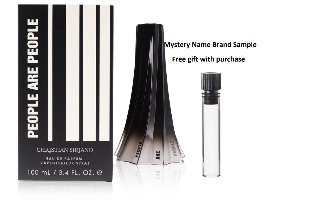 Christian Siriano People Are People by Christian Siriano Eau De Parfum Spray 3.4 oz And a Mystery Name brand sample vile