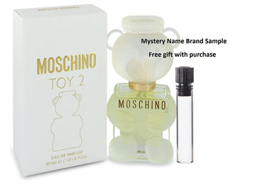 Moschino Toy 2 by Moschino Eau De Parfum Spray 1 oz And a Mystery Name brand sample vile