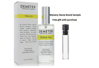 Demeter Yellow Iris by Demeter Cologne Spray (Unisex) 4 oz And a Mystery Name brand sample vile