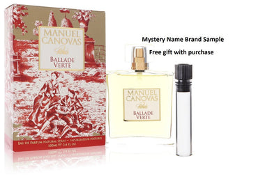 Ballade Verte by Manuel Canovas Eau De Parfum Spray 3.4 oz And a Mystery Name brand sample vile