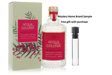 4711 Acqua Colonia Pink Pepper & Grapefruit by 4711 Eau De Cologne Spray 5.7 oz And a Mystery Name brand sample vile