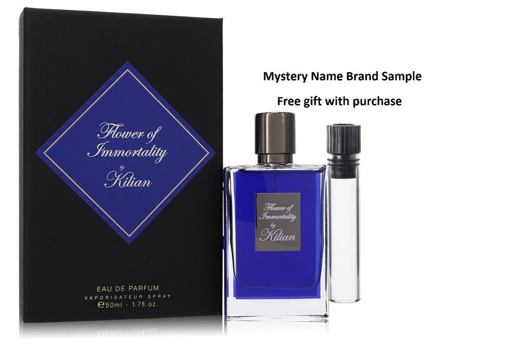 Flower of Immortality by Kilian Eau De Parfum Spray 1.7 oz And a Mystery Name brand sample vile