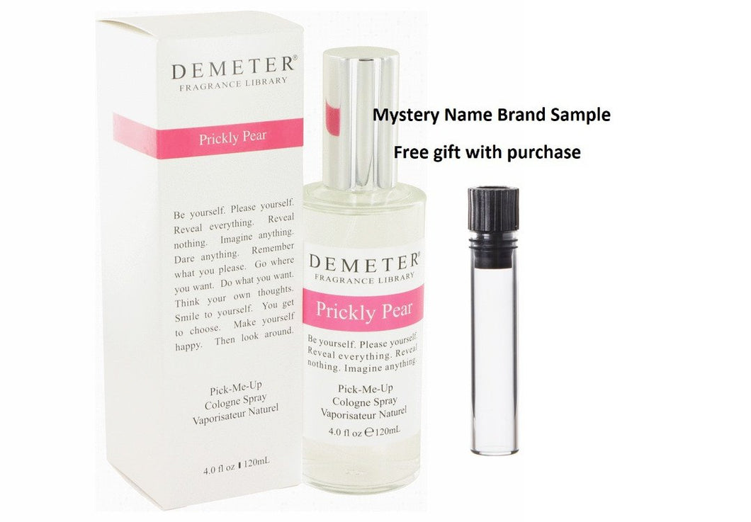 Demeter Prickly Pear by Demeter Cologne Spray 4 oz And a Mystery Name brand sample vile