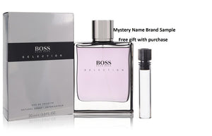 Boss Selection by Hugo Boss Eau De Toilette Spray 3 oz And a Mystery Name brand sample vile