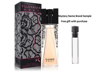 Fujiyama Sexy by Succes de Paris Eau De Toilette Spray 3.4 oz And a Mystery Name brand sample vile