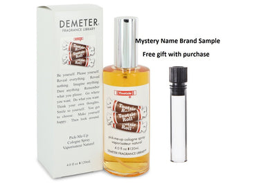 Demeter Tootsie Roll by Demeter Cologne Spray 4 oz And a Mystery Name brand sample vile