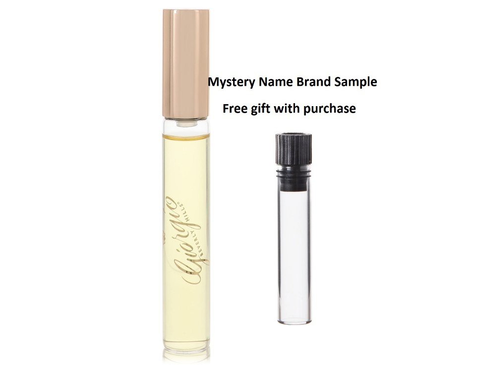 GIORGIO by Giorgio Beverly Hills EDT Rollerball (unboxed) .33 oz And a Mystery Name brand sample vile