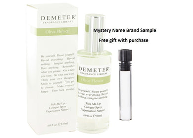 Demeter Olive Flower by Demeter Cologne Spray 4 oz And a Mystery Name brand sample vile