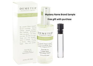 Demeter Olive Flower by Demeter Cologne Spray 4 oz And a Mystery Name brand sample vile