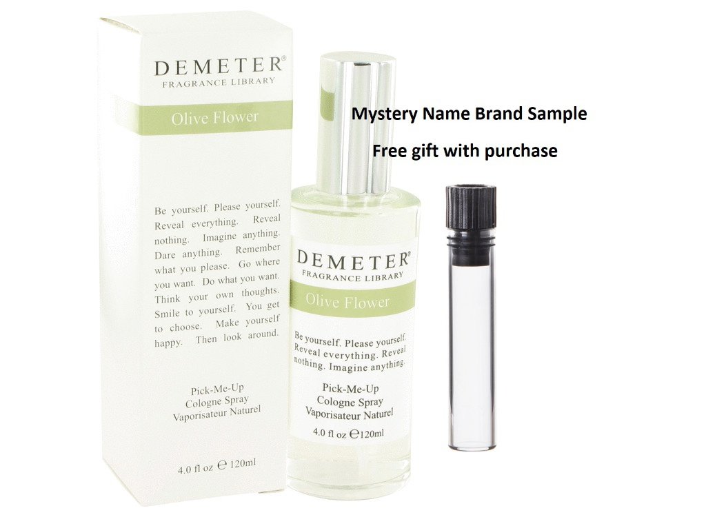 Demeter Olive Flower by Demeter Cologne Spray 4 oz And a Mystery Name brand sample vile