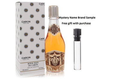 ROYAL BAIN De Caron Champagne by Caron Eau De Toilette (Unisex) 4 oz And a Mystery Name brand sample vile