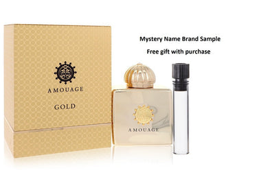 Amouage Gold by Amouage Eau De Parfum Spray 3.4 oz And a Mystery Name brand sample vile