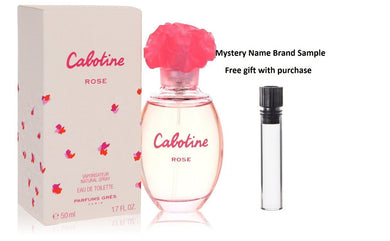 Cabotine Rose by Parfums Gres Eau De Toilette Spray 1.7 oz And a Mystery Name brand sample vile