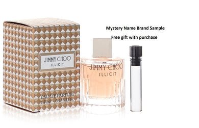 Jimmy Choo Illicit by Jimmy Choo Mini EDP .15 oz And a Mystery Name brand sample vile