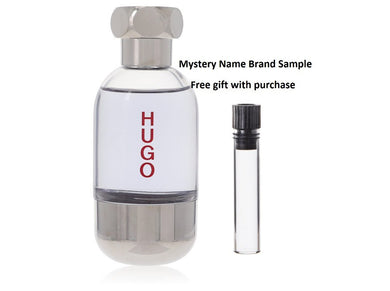 Hugo Element by Hugo Boss After Shave  (unboxed) 2 oz And a Mystery Name brand sample vile