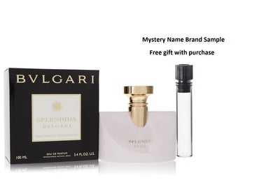 Bvlgari Splendida Patchouli Tentation by Bvlgari Eau De Parfum Spray 3.4 oz And a Mystery Name brand sample vile