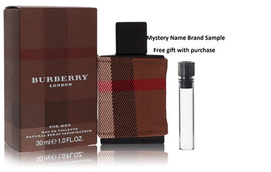 Burberry London (New) by Burberry Eau De Toilette Spray 1 oz And a Mystery Name brand sample vile