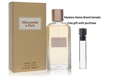 First Instinct Sheer by Abercrombie & Fitch Eau De Parfum Spray 1.7 oz And a Mystery Name brand sample vile