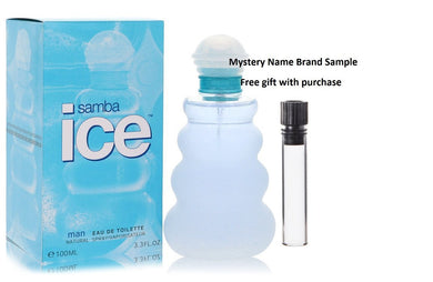 Samba Ice by Perfumers Workshop Eau De Toilette Spray 3.4 oz And a Mystery Name brand sample vile