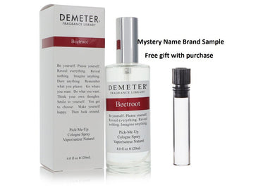 Demeter Beetroot by Demeter Pick Me Up Cologne Spray (Unisex) 4 oz And a Mystery Name brand sample vile