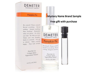 Demeter Pumpkin Pie by Demeter Cologne Spray 4 oz And a Mystery Name brand sample vile
