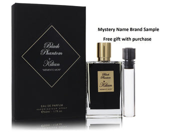 Black Phantom Memento Mori by Kilian Eau De Parfum Spray 1.7 oz And a Mystery Name brand sample vile