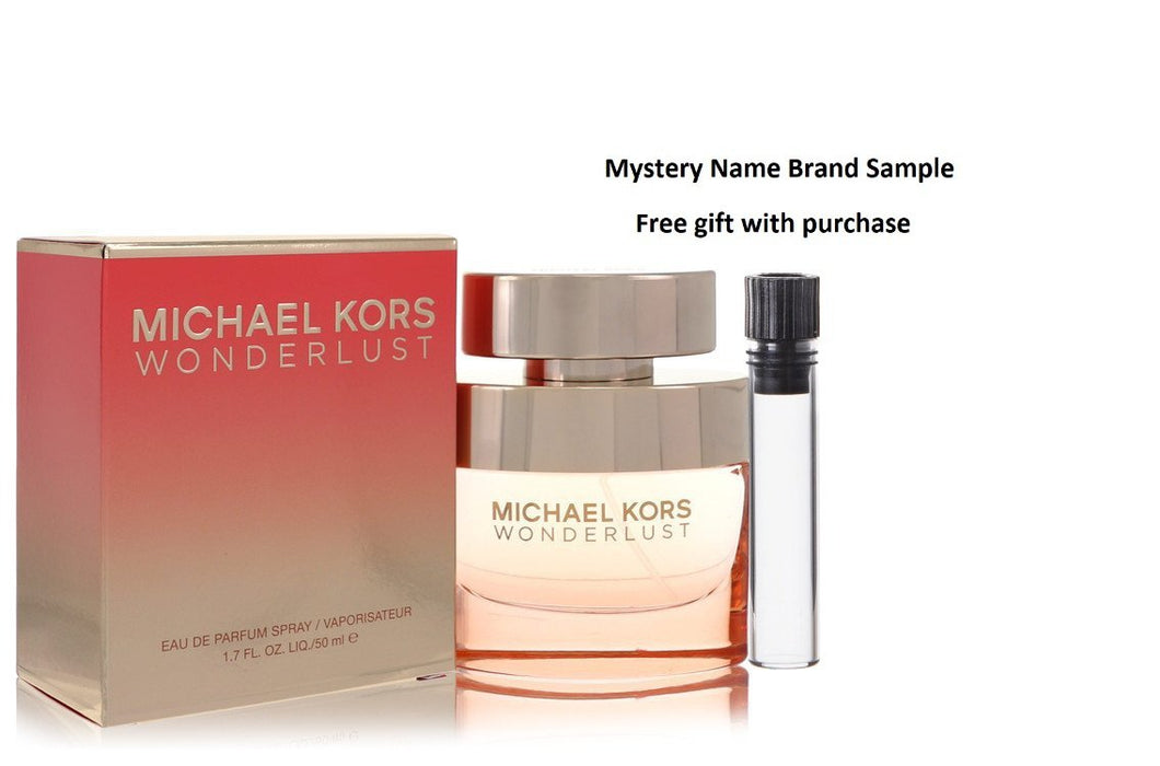 Michael Kors Wonderlust by Michael Kors Eau De Parfum Spray 1.7 oz And a Mystery Name brand sample vile
