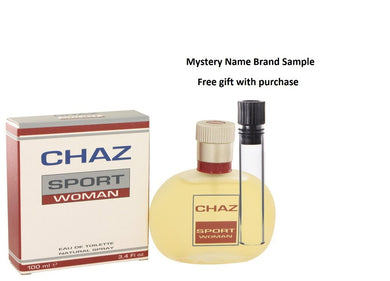 CHAZ SPORT by Jean Philippe Eau De Toilette Spray 3.4 oz And a Mystery Name brand sample vile
