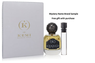 Aqua Regia by Kemi Blending Magic Eau De Parfum Spray (Unisex) 3.4 oz And a Mystery Name brand sample vile