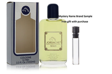 Jordache Man by Jordache Cologne 3.3 oz And a Mystery Name brand sample vile