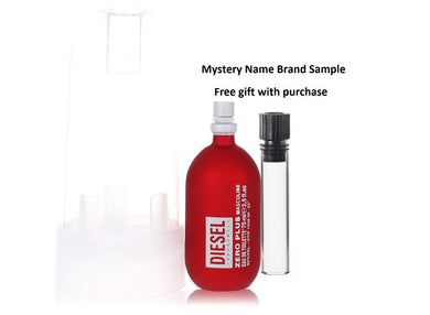 DIESEL ZERO PLUS by Diesel Eau De Toilette Spray 2.5 oz And a Mystery Name brand sample vile