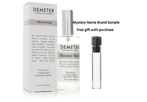 Demeter Sheerest Musk by Demeter Cologne Spray (Unisex) 4 oz And a Mystery Name brand sample vile