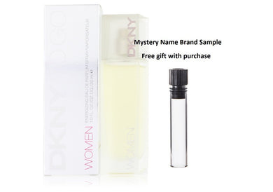 DKNY by Donna Karan Eau De Parfum Spray 1 oz And a Mystery Name brand sample vile