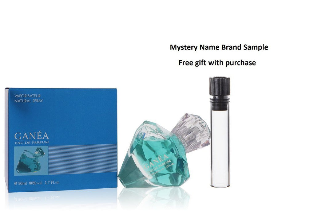 Ganea by Ganea Eau De Parfum Spray 1.7 oz And a Mystery Name brand sample vile