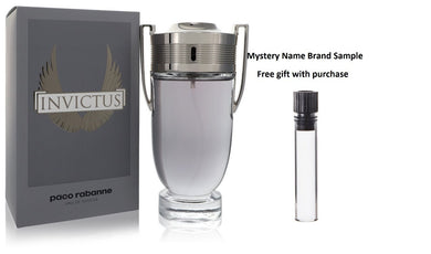Invictus by Paco Rabanne Eau De Toilette Spray 6.8 oz And a Mystery Name brand sample vile